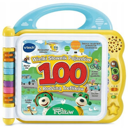 VTech Słownik Rodziny Treflików Pojazdy Książeczka