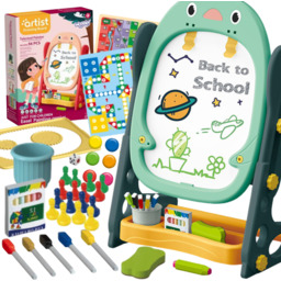 WOOPIE Dwustronna Tablica Magnetyczna do Rysowania i Nauki