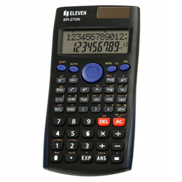 Eleven kalkulator naukowy czarny SR135NE