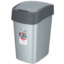Kosz na śmieci Curver Flip Bin 50L, grafit