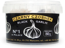 CZARNY CZOSNEK BEZGLUTENOWY BIO 80 G - PIĘĆ