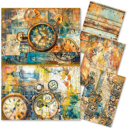Zestaw papierów ryżowych do decoupage A4 - Ciao