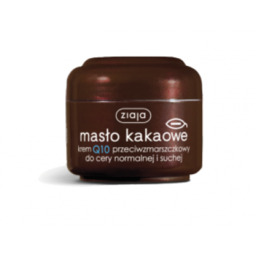 ZIAJA Masło Kakaowe Krem przeciwzmarszczkowy z Q10, 50ml