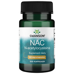 Swanson NAC (N-acetylocysteina) 150mg 100 kaps