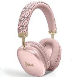 Słuchawki nauszne Bluetooth Guess GCube Metallic Script Logo