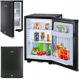 Mini Lodówka Podblatowa 34L Czarna Matowa Cicha