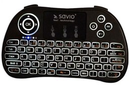 Savio Podświetlana klawiatura bezprzewodowa TV Box, Smart TV,
