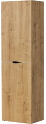 Słupek łazienkowa wiszący dąb naturalny 45x155 cm Brendo