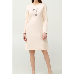 Koszula nocna damska, bawełna, VAMP 23341