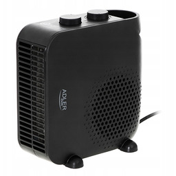 Grzejnik wentylatorowy Adler Ad 7725b 2000 W Czarny,