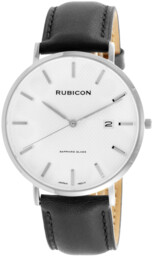 ZEGAREK MĘSKI RUBICON RNCE49 - SZAFIROWE SZKŁO (zr105c)