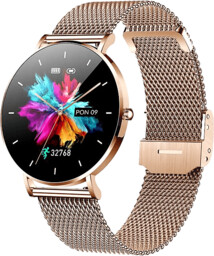 Smartwatch MANTA Alexa Złoty 43mm SWU501GD + Dodatkowy