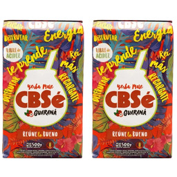 Yerba Mate CBSe Energia Guarana 2x500g 1kg