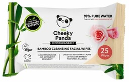 Chusteczki do demakijażu Różane, The Cheeky Panda, 25