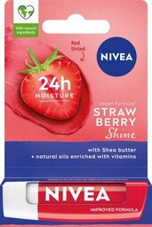 NIVEA Lip Care Pielęgnująca pomadka do ust Strawberry