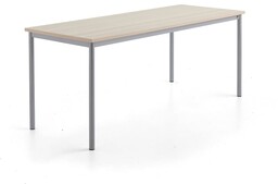 Stół SONITUS PLUS, 1800x700x760 mm, laminat HPL jesion,