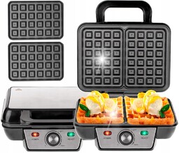 Gofrownica 2 Chrupiące Gofry 1600W Camry Cr 3046