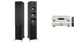 DENON PMA-600NE s + DCD-600NE + ELAC DEBUT
