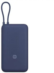 Xiaomi 33W 20000 mAh z wbudowanym kablem niebieski