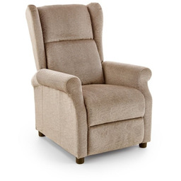 Fotel rozkładany wypoczynkowy agustin beżowy halmar