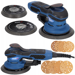 Szlifierka Mimośrodowa Oscylacyjna 2 pady 150mm 125mm Regulacja