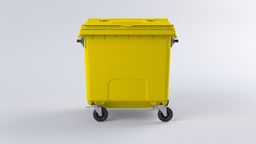Weber Pojemnik na odpady 1100L z pokrywą żółty