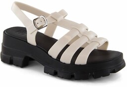 Komfortowe sandały damskie pachnące gumowe Zaxy NN285040 beżowy