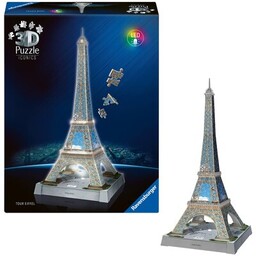 RAVENSBURGER Puzzle 3D Iconics Wieża Eiffla 12008024 (243