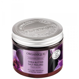 ORGANIQUE Black Orchid Peeling solny z masłem shea