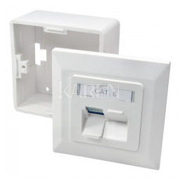 Gniazdo natynkowe/podtynkowe Cat.6 NP0039 LogiLink 2xRJ45