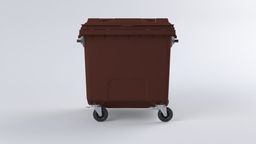 Weber Pojemnik na odpady 1100L z pokrywą brązowy
