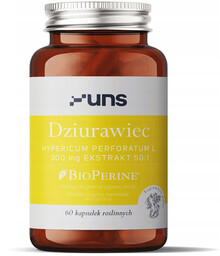 UNS Dziurawiec Hypericum Perforatum L. 300mg Ekstrakt 50:1