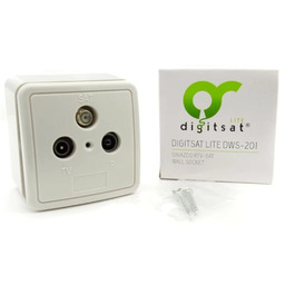 Gniazdo końcowe Digitsat LITE DWS-201 RTV/SAT
