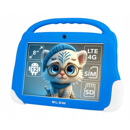 Blow Tablet KIDSTAB8 4G 4/64GB Niebieskie Etui