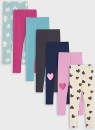 Sinsay - Legginsy 7 pack - Multicolor