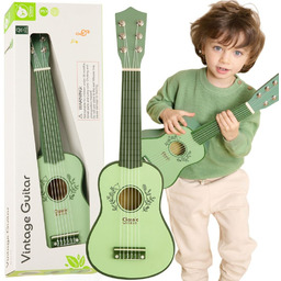 CLASSIC WORLD Drewniana Gitara Vintage dla Dzieci 3+