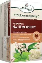 Herbapol Na Hemoroidy, herbatka fix ziołowo-owocowa, 2 g