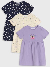 Sinsay - Sukienki 3 pack - Navy