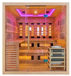 Sauna Combo na podczerwień + fińska 5-osobowa 180x160
