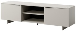 Szafka RTV z półkami beżowa mat 180 cm
