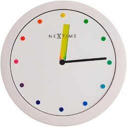 Zegarek NEXTIME 3047. WALL WATCH, Kolor biały. Unisex.