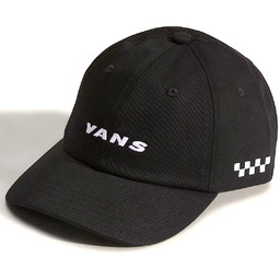 czapka dziecięca VANS CHECK SIDE CURVED BILL BLACK