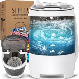 Mini pralka wirnikowa z wirówką Stella STST-150 wsad