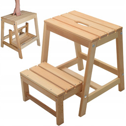 Składany Stołek Taboret Wielofunkcyjny Ze Schodkiem Stopniem