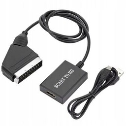Kabel adapter konwerter z Euro Scart do Hdmi
