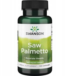 Swanson Saw Palmetto 540 mg, 100 kapsułek