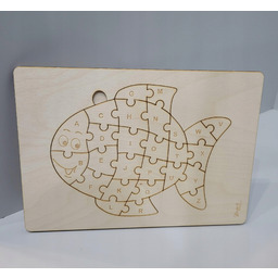 Puzzle "zwierzaki" Dla Dzieci Rybka