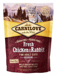 CARNILOVE Cat fresh Chicken&Rabbit 400g - bezzbożowa karma