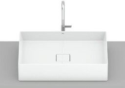 Roca Terra umywalka nablatowa 51x36 cm prostokątna Fineceramic