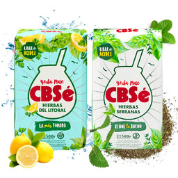 Yerba Mate CBSe Hierbas del Litoral + Serranas